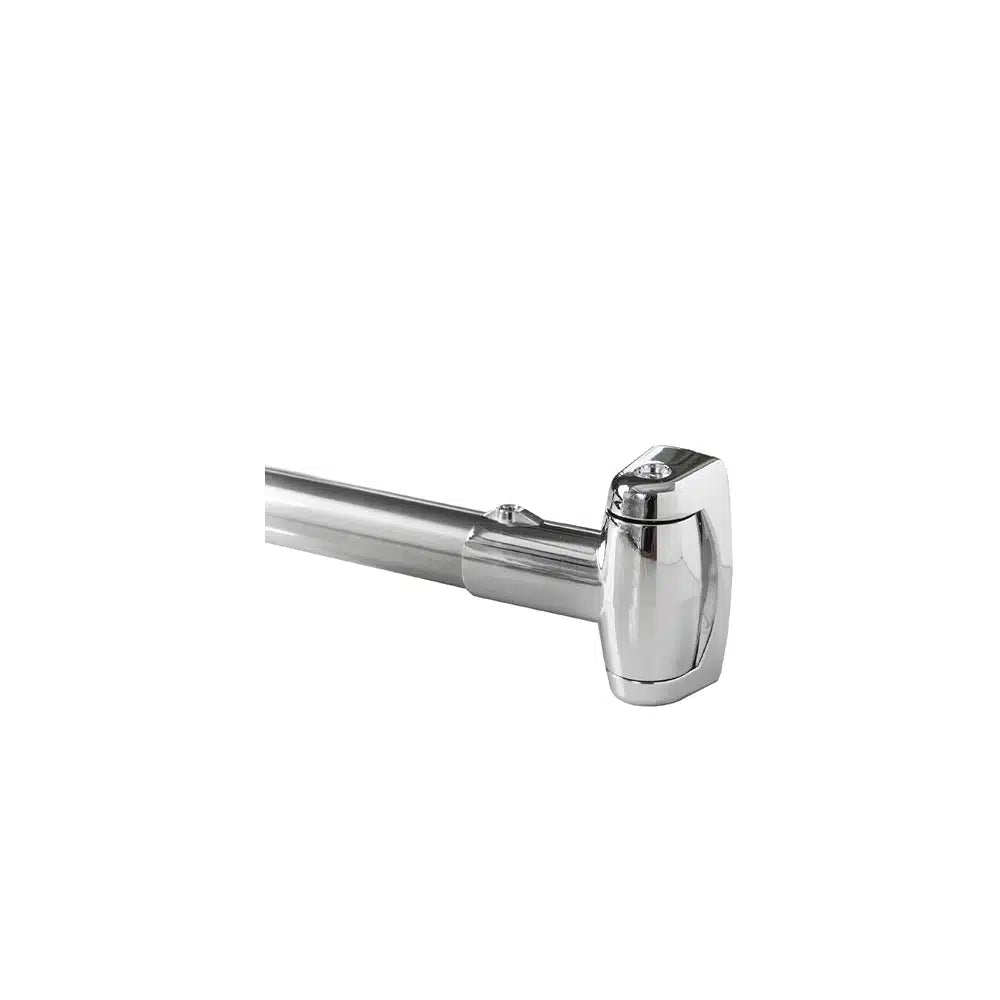 Taymor Curved Shower Rod With Swivel Flanges