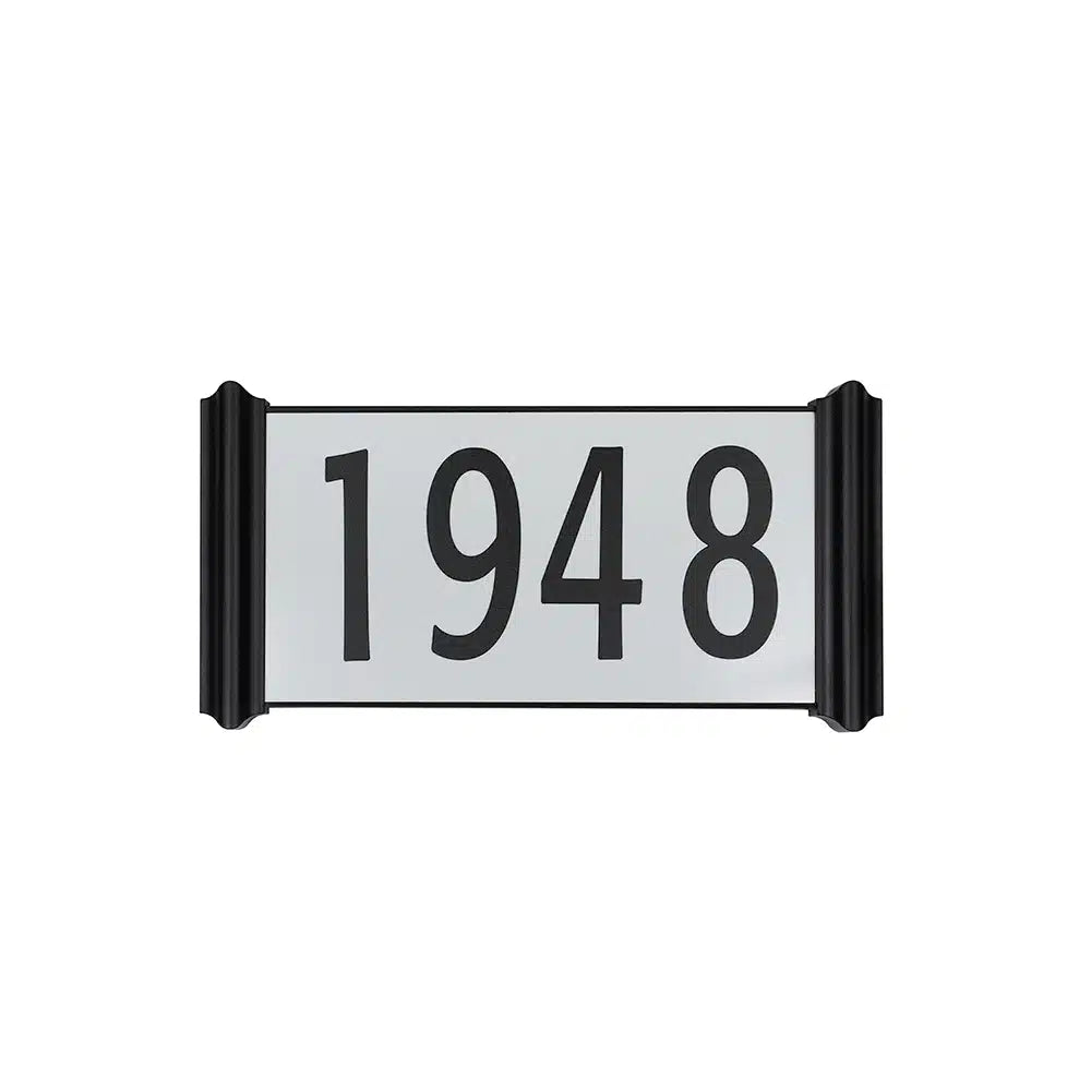 Plaque de numéro de maison contemporaine Taymor facile à installer