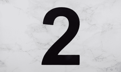 Modern 8″ Backlit Led House Numbers, Prima 0 To 9