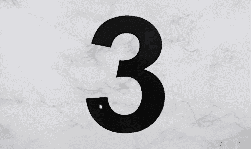 Modern 8″ Backlit Led House Numbers, Prima 0 To 9