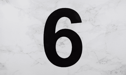 Modern 8″ Backlit Led House Numbers, Prima 0 To 9