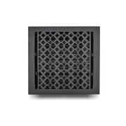 Cast Iron Floor Register 10 x 10 VR-100_Black_1010FRCI-BLK