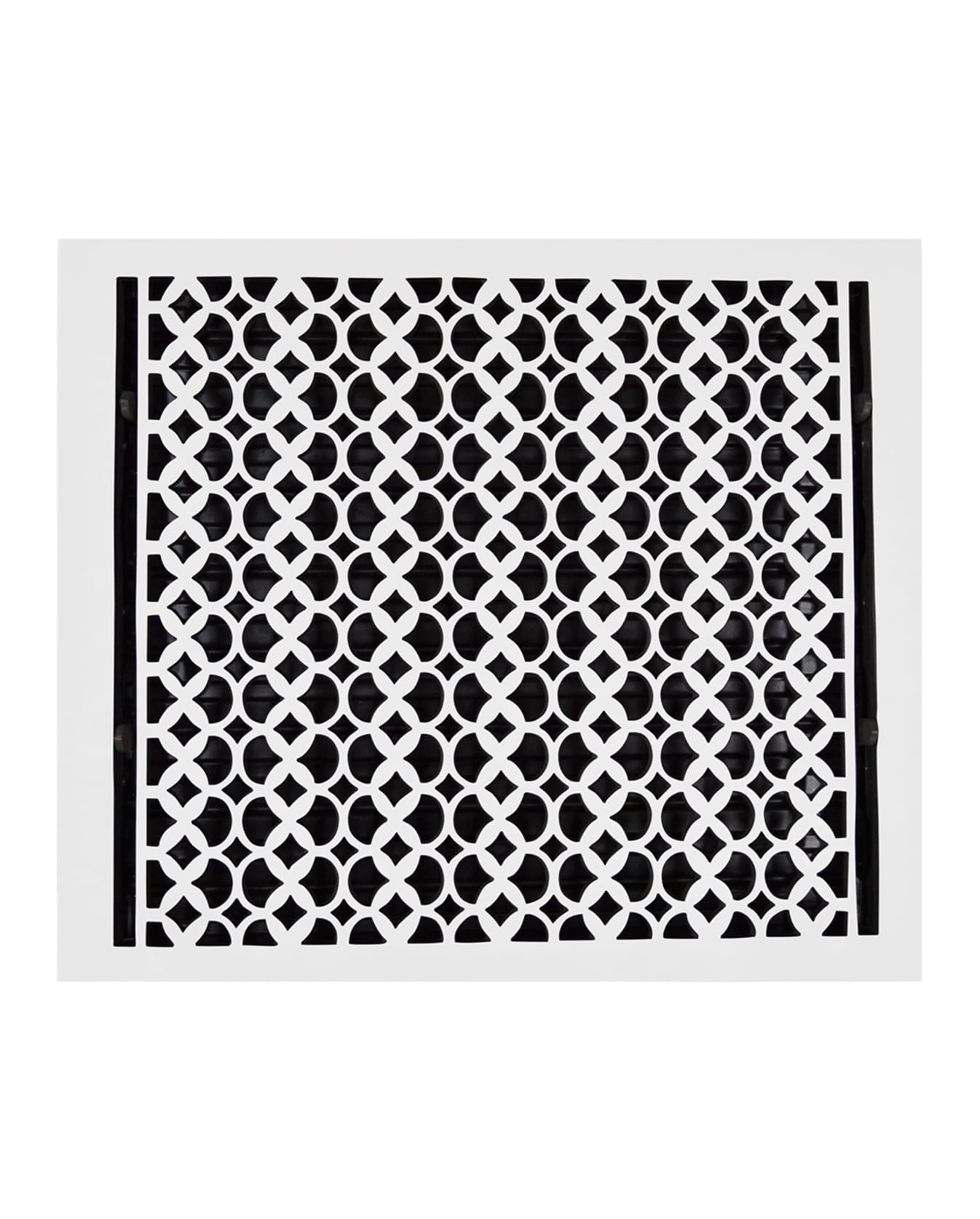 Cast Iron Floor Vent Cover / Register Size: 14″ x 16″ with Damper top faceplate outer size 16″ x 15-1/2″, thickness 5 mm, Premium Hand Made heavy-duty, durable, walkable – Powder coated Re-paintable for floors and walls-Tudor Mushroom Design (VR 100)