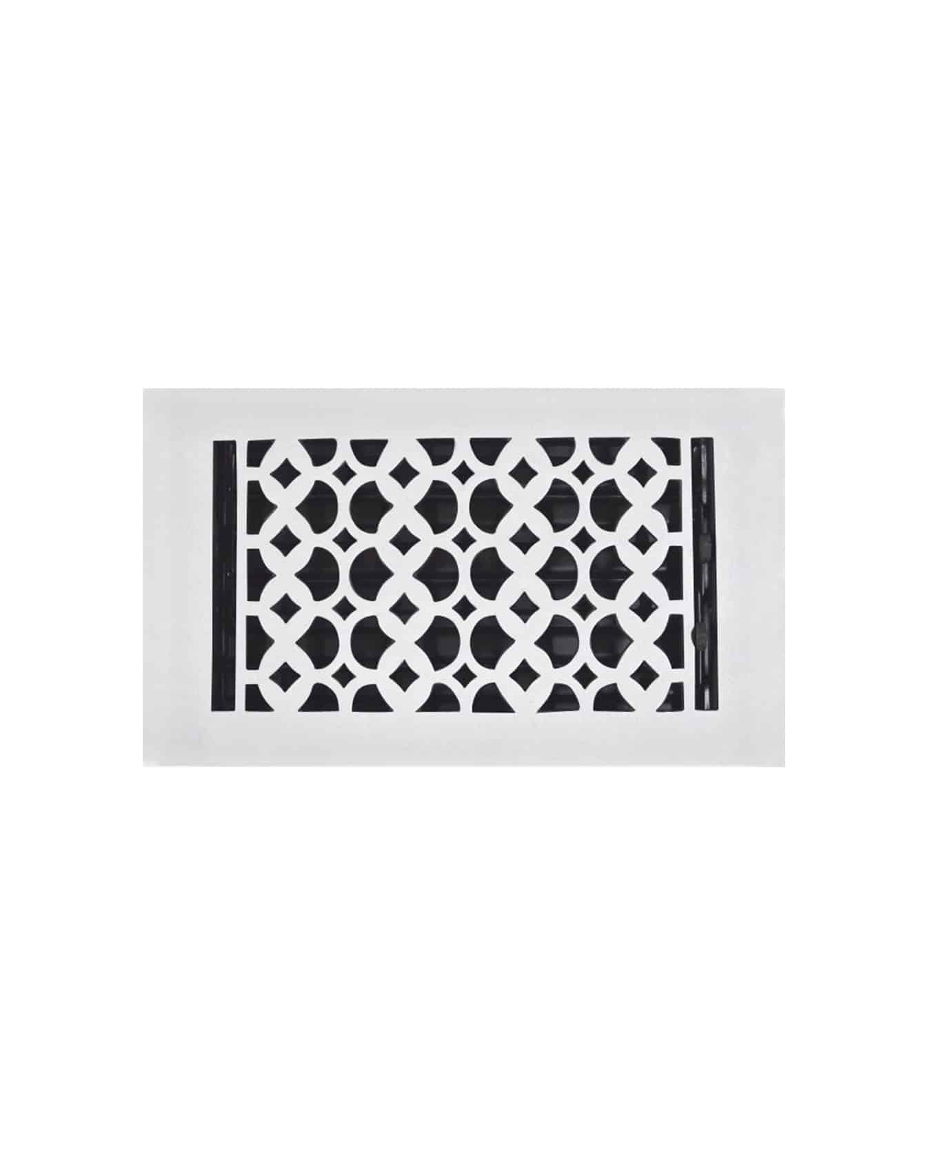 Cast Iron Floor Vent Cover / Register Size: 6″ x 10″ with Damper top faceplate outer size 7-1/4″ x 11-3/4″, thickness 5 mm, Premium Hand Made heavy-duty, durable, walkable – Powder coated Re-paintable for floors and walls-Tudor Mushroom Design (VR 100)