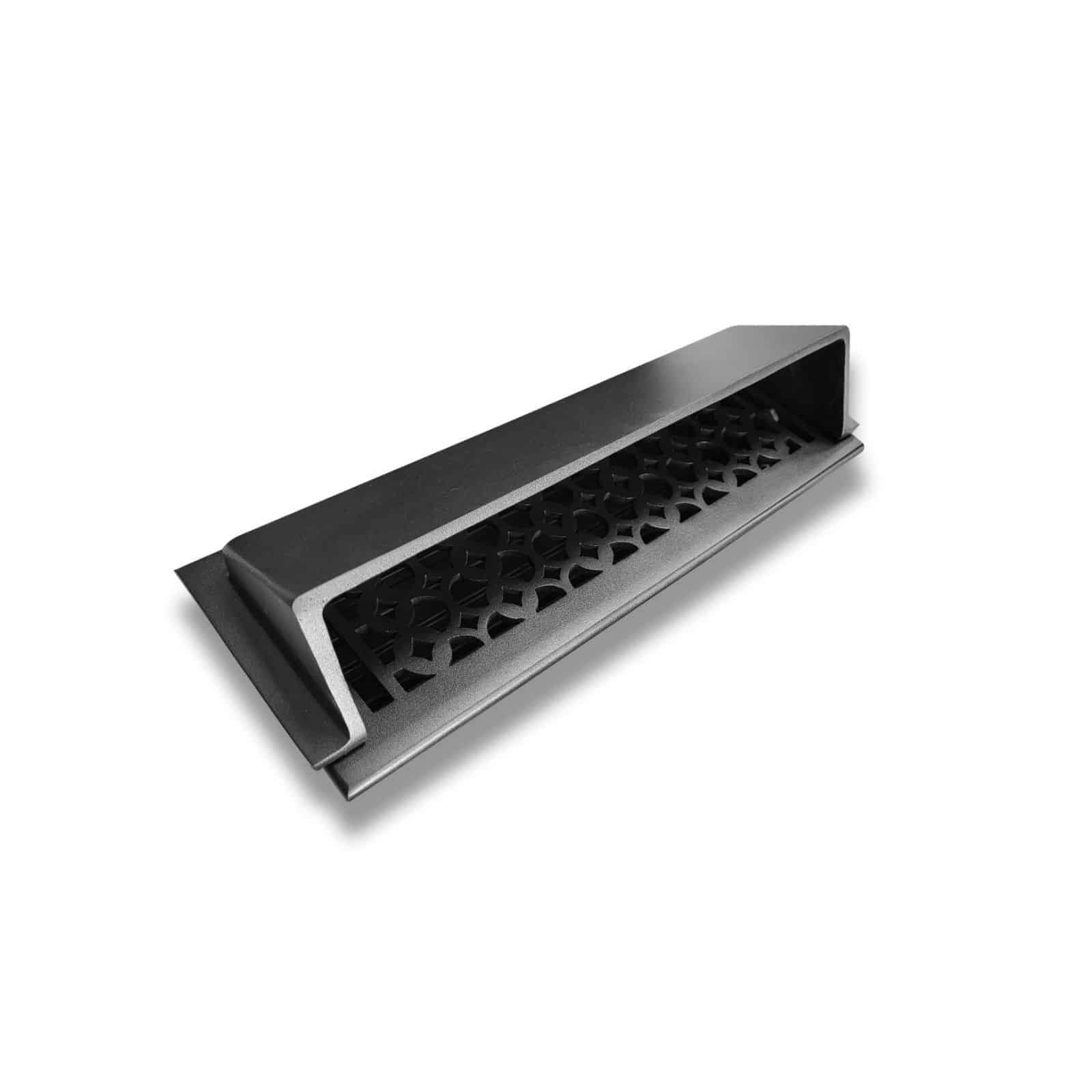 Metal Floor Vent Air Deflector 4"x14" - Heavy-Duty Cast Aluminum HVAC Diverter Cover - Fits multiple standard 4"x14" and 6"x14" Vent openings - Modern Design - Ideal for Use Under Furniture or Curtains