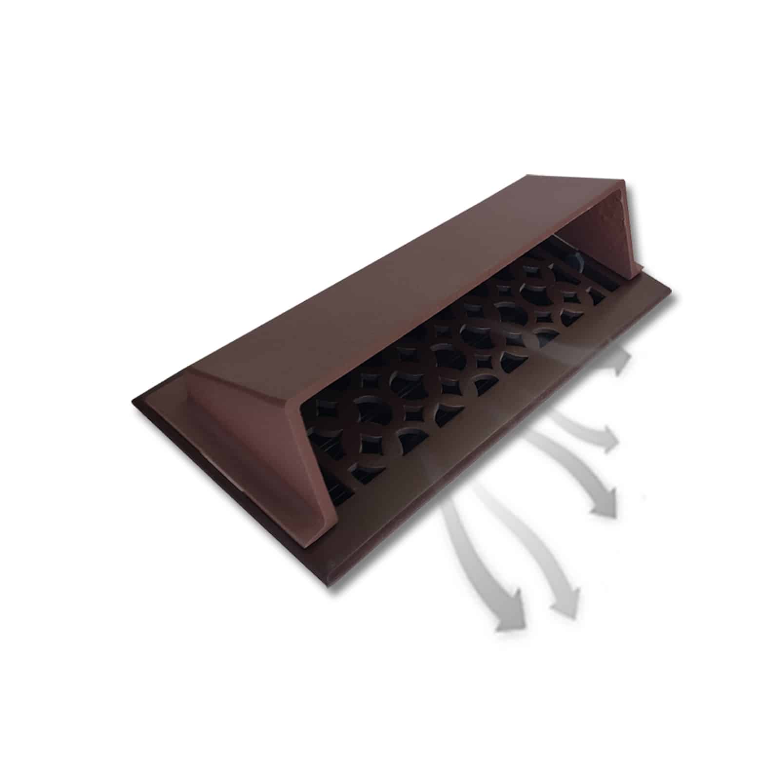 Metal Floor Vent Air Deflector 4"x14" - Heavy-Duty Cast Aluminum HVAC Diverter Cover - Fits multiple standard 4"x14" and 6"x14" Vent openings - Modern Design - Ideal for Use Under Furniture or Curtains