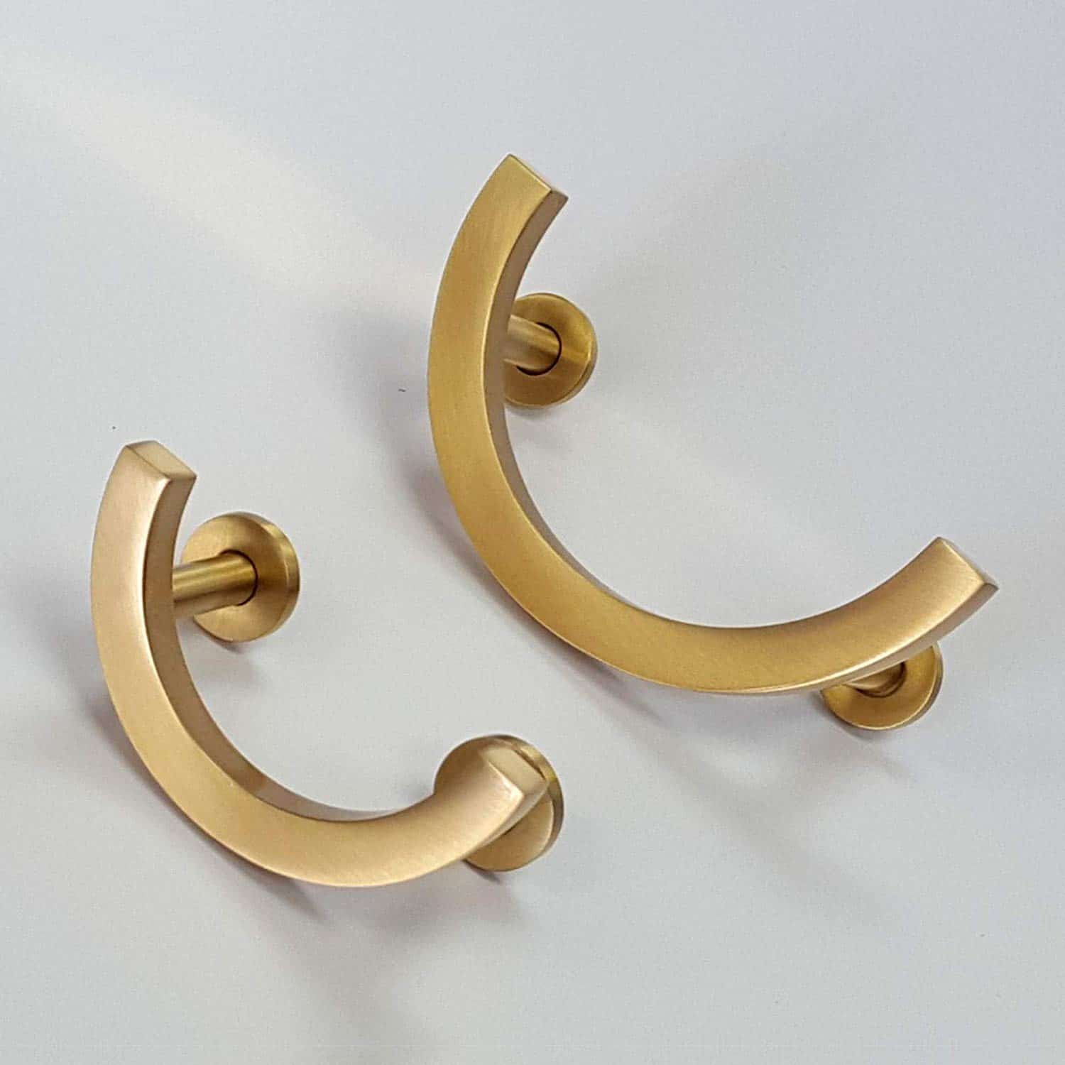 Cabinet Handle Pull Half Moon 4"