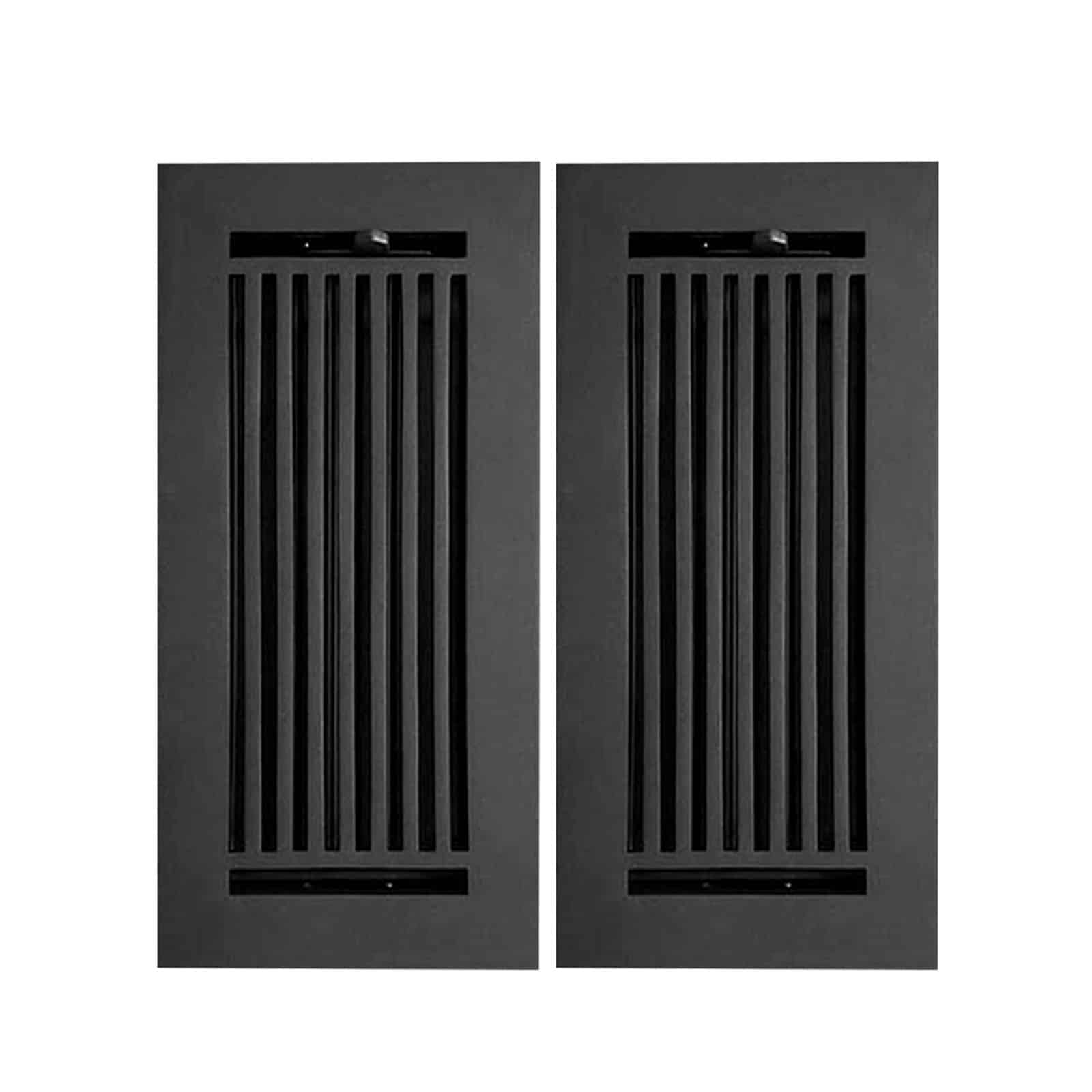 Cast Aluminum Floor Register Size 4" X 10" VR109 Pack of 2