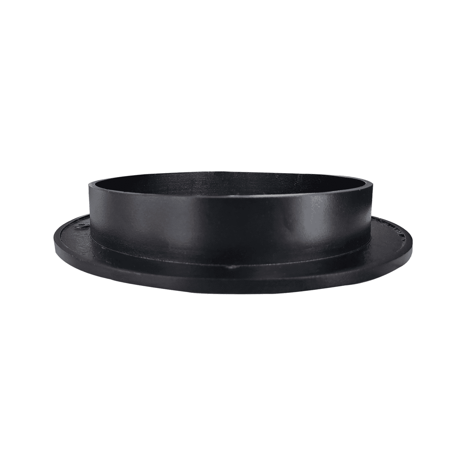 Round Air Vent Duct Grille 6″ Top Faceplate Size 7.5″ HVAC Decorative Duct Cover Cast Aluminum Powder Coated Re-Paintable for Walls, Ceilings, And Floors Without Damper – Modern Linear Design (VR 109)