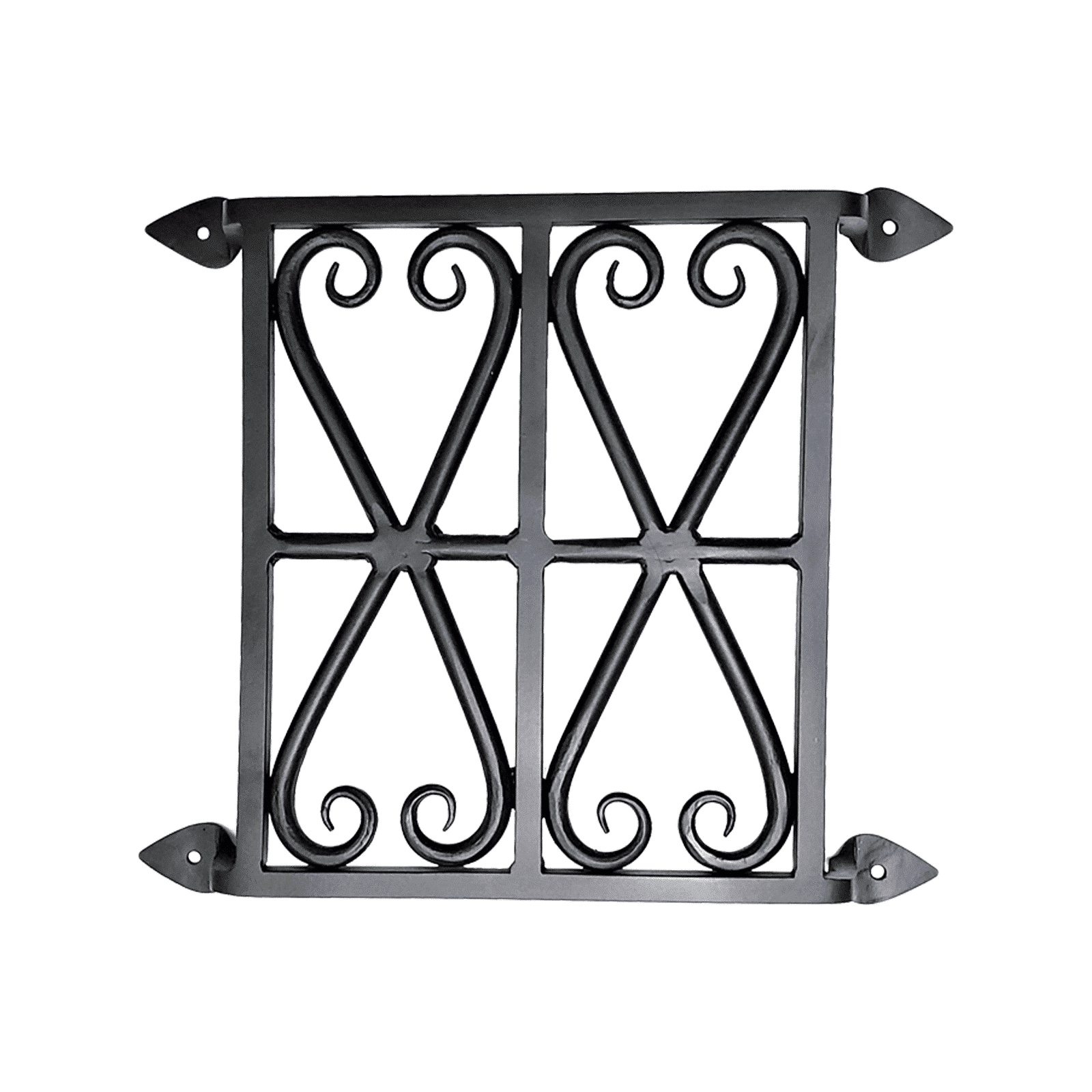 Speakeasy Grille Hand forged, Iron, Size 12"x10.5" Victorian Design 110