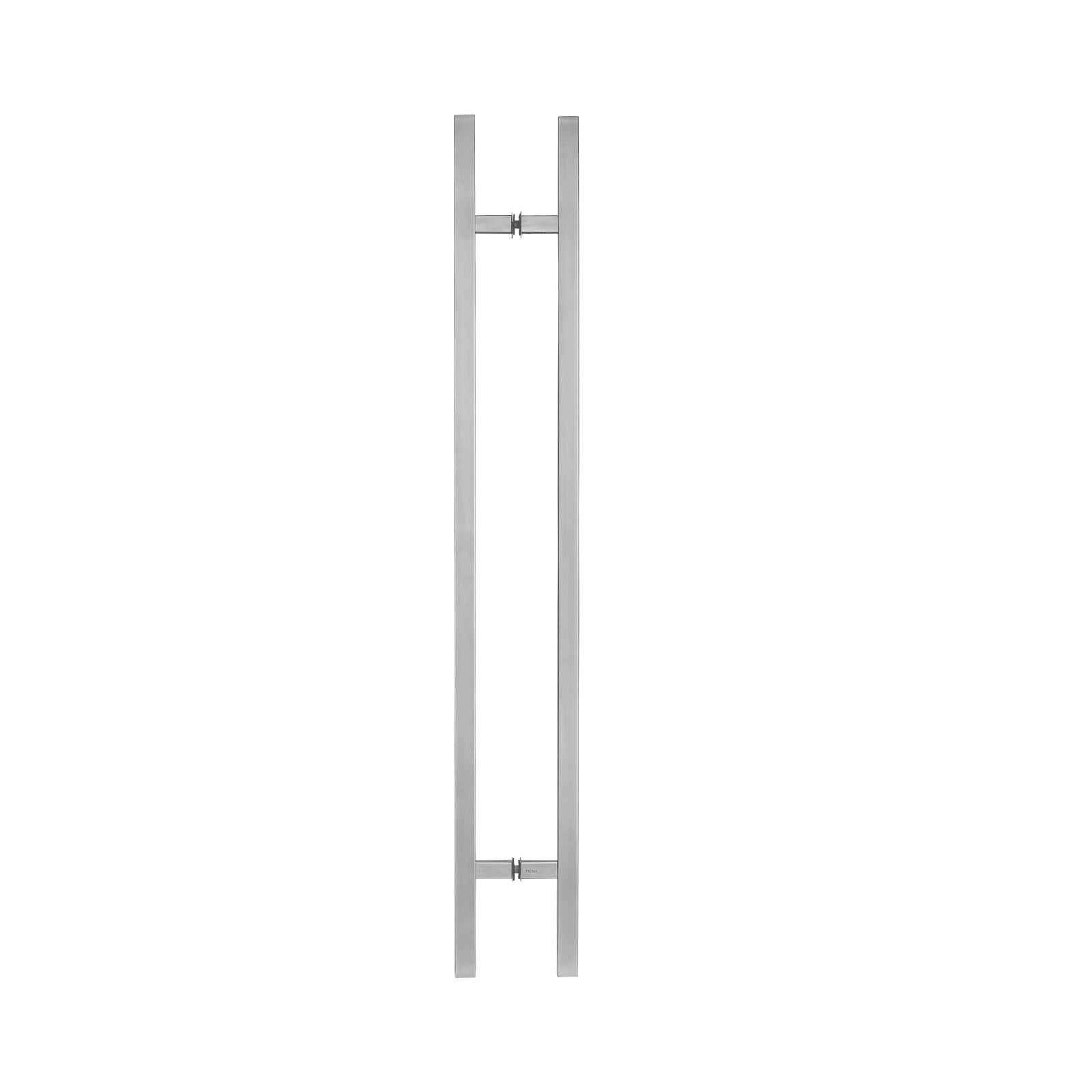 60" Back-to-Back Entry Door Pull / Push Handle - Square ‘H’ Type, Ladder Style Modern Design | Premium 304 Stainless Steel | Satin Brushed Finish
