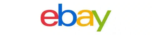 EBay logo with the word ebay in lowercase letters, each letter in a different color: red e, blue b, yellow a, and green y, on a white background.