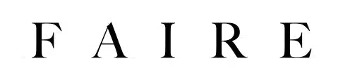 The word FAIRE is displayed in all capital letters with a serif font and wide spacing between each letter on a white background.