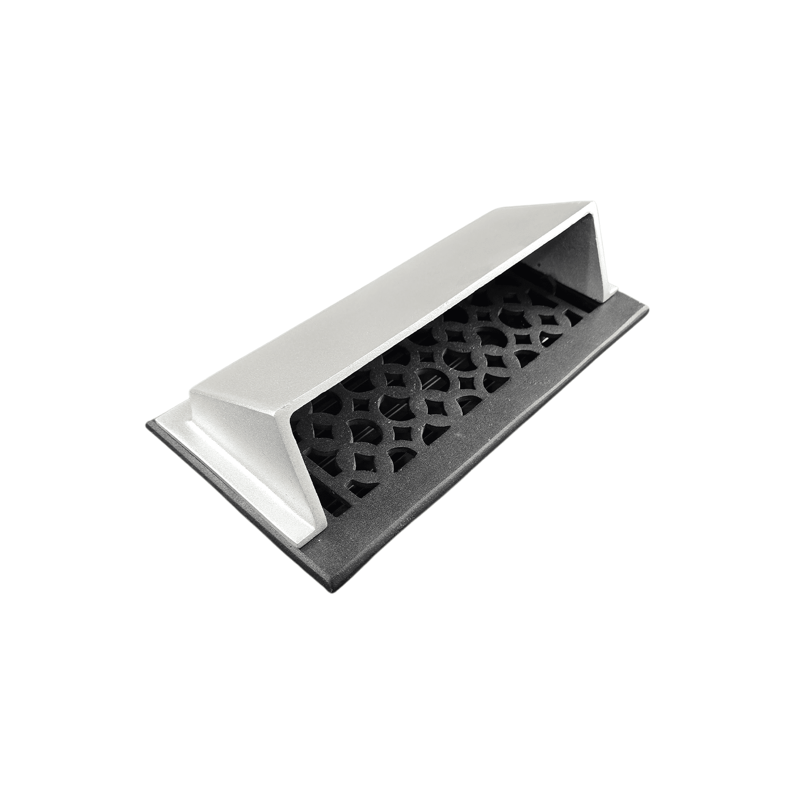Metal Floor Vent Air Deflector 4"x14" - Heavy-Duty Cast Aluminum HVAC Diverter Cover - Fits multiple standard 4"x14" and 6"x14" Vent openings - Modern Design - Ideal for Use Under Furniture or Curtains