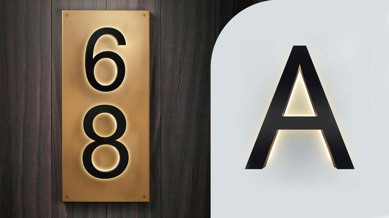 6 Tips on Choosing LED House Numbers for Your Home - Prima Decorative ...