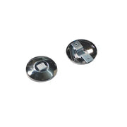Brides de tringle de douche rondes dissimulées Taymor - Chrome poli 
