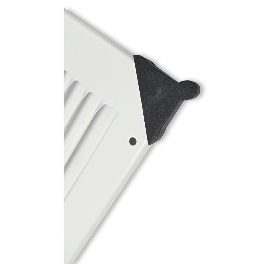 30" x 4" Air Return Grille | White Steel HVAC Vent Cover for Sidewall & Ceiling | 1RA