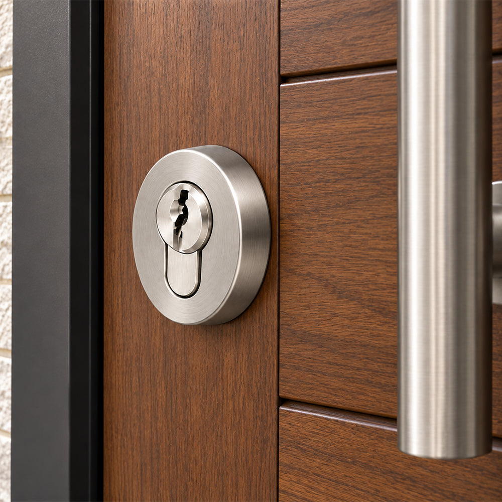 70 mm Solid Brass Euro Profile Cylinder Lock with Thumb Turn
