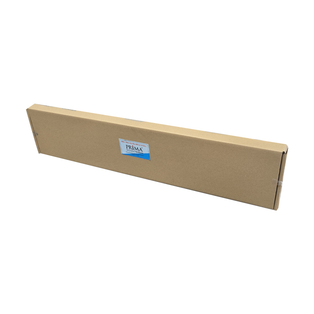30" x 4" Air Return Grille | White Steel HVAC Vent Cover for Sidewall & Ceiling | 1RA