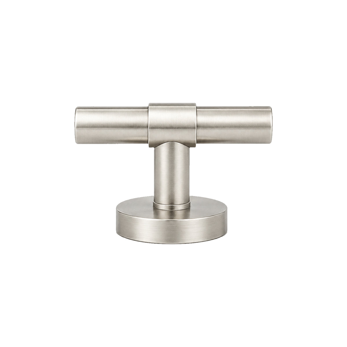 Modern T-Bar Thumb Turn Door Handle Set – 100mm Round Bar, Plain Barrel Design on 62mm Round Rosette | 304 Stainless Steel