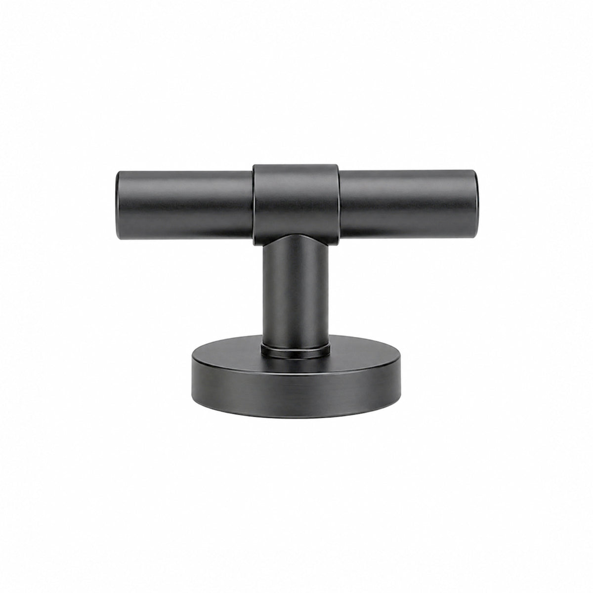 Modern T-Bar Thumb Turn Door Handle Set – 100mm Round Bar, Plain Barrel Design on 62mm Round Rosette | 304 Stainless Steel