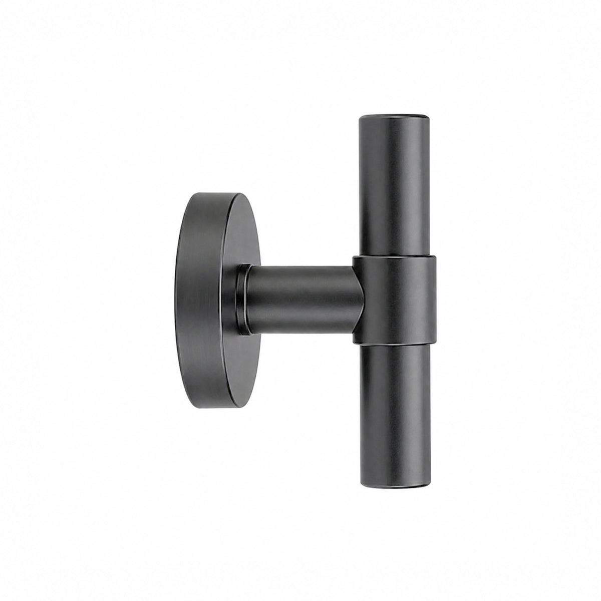 Modern T-Bar Thumb Turn Door Handle Set – 100mm Round Bar, Plain Barrel Design on 62mm Round Rosette | 304 Stainless Steel