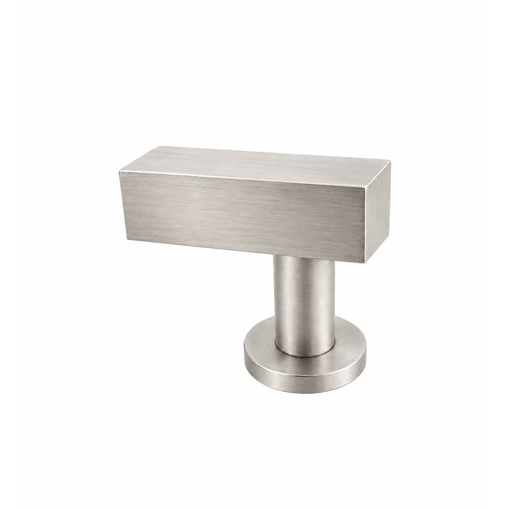 Bouton de meuble carré (style T) : barre de 12 mm