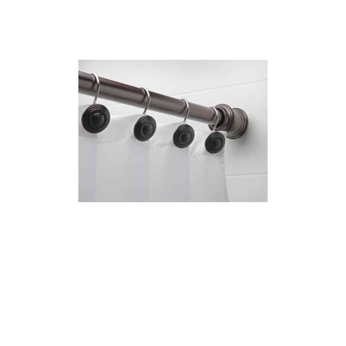 Taymor Heritage Shower Curtain Hooks Aged Bronze