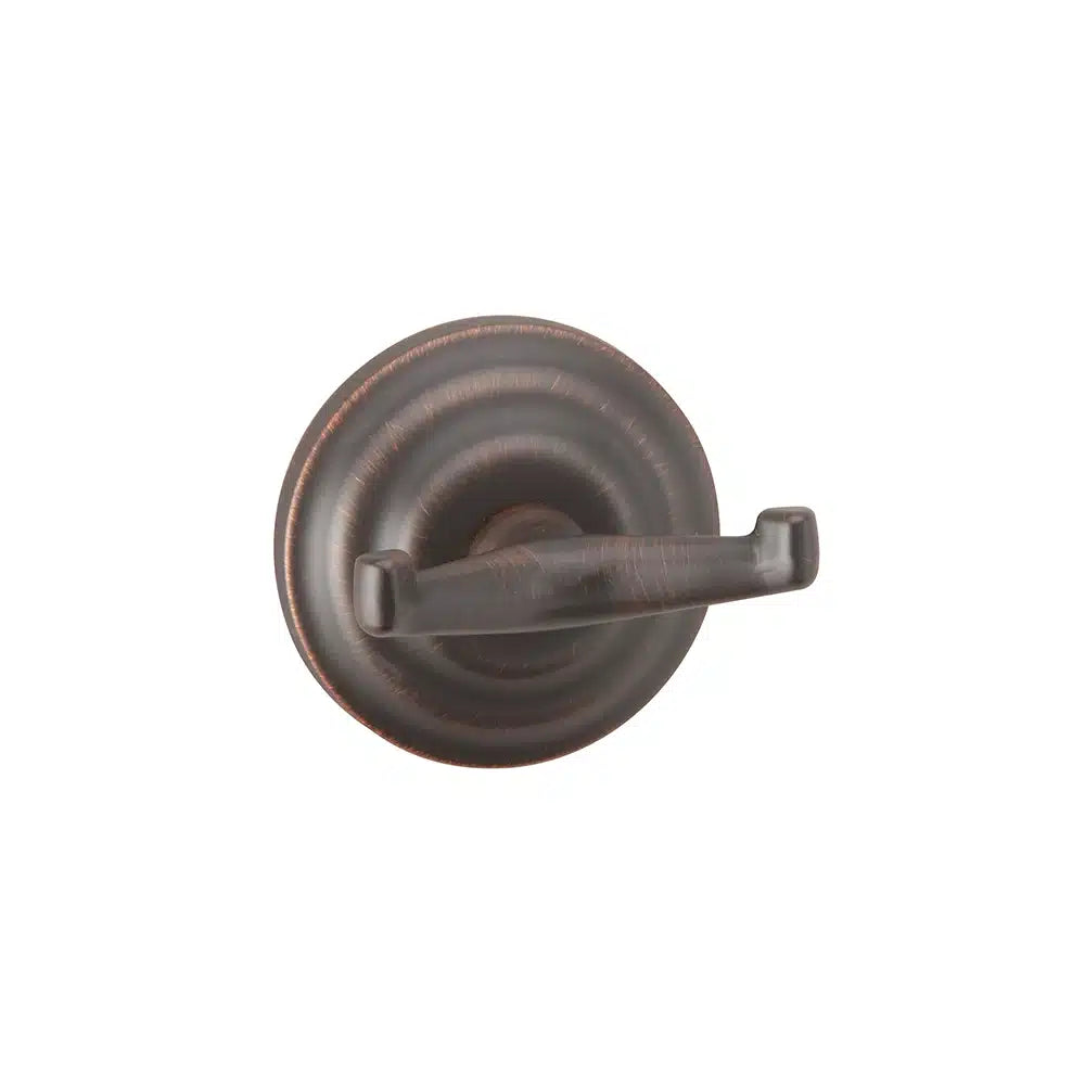 Patère double Taymor Brentwood en bronze huilé