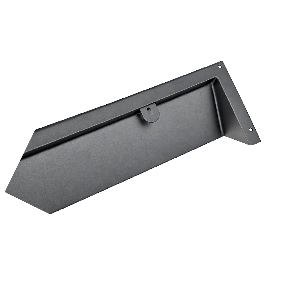 52" Fireplace Vent Deflector Hood – Cast Aluminum Heat and Airflow Director | Modern Wall-Mount Design