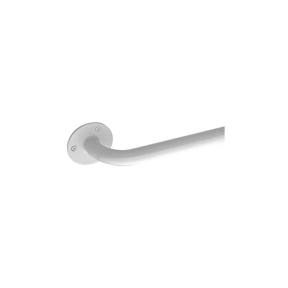 Taymor Exposed Mount Grab Bar White Finish Stainless Steel