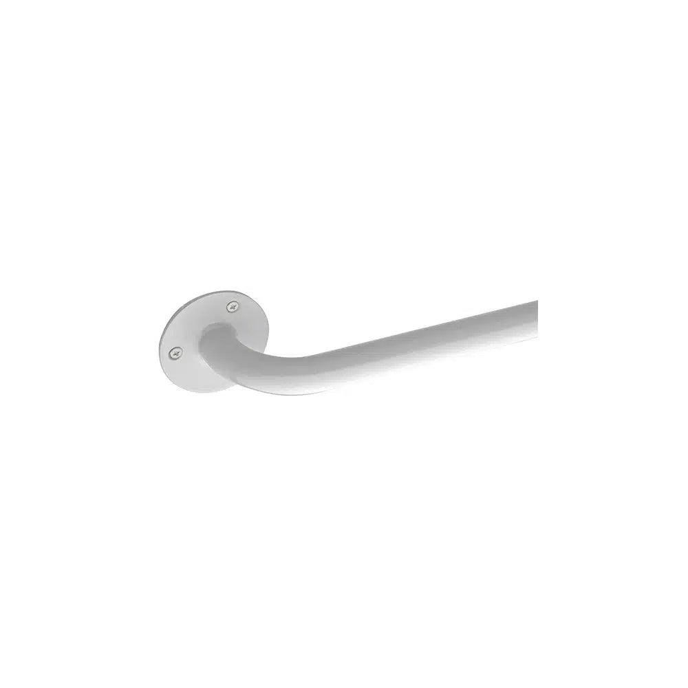 Taymor Exposed Mount Grab Bar White Finish Stainless Steel
