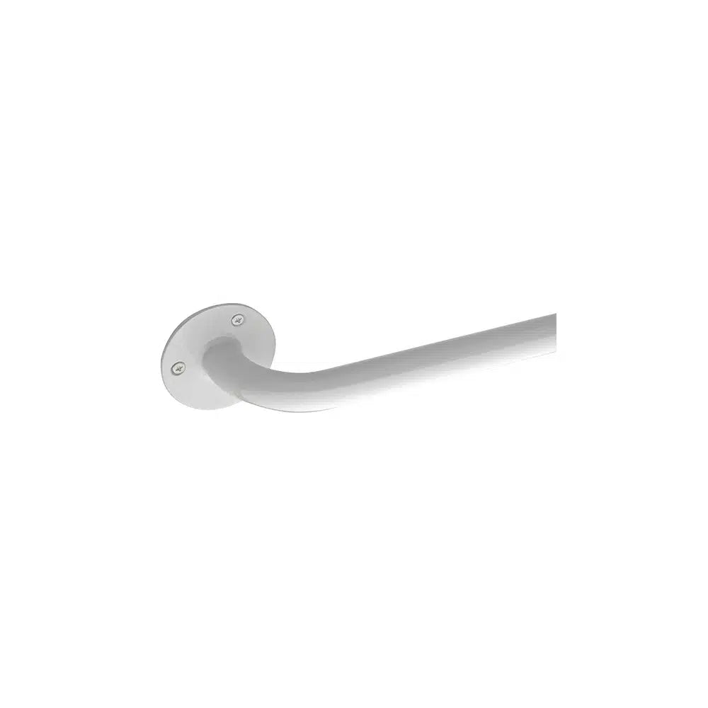 Taymor Exposed Mount Grab Bar White Finish Stainless Steel
