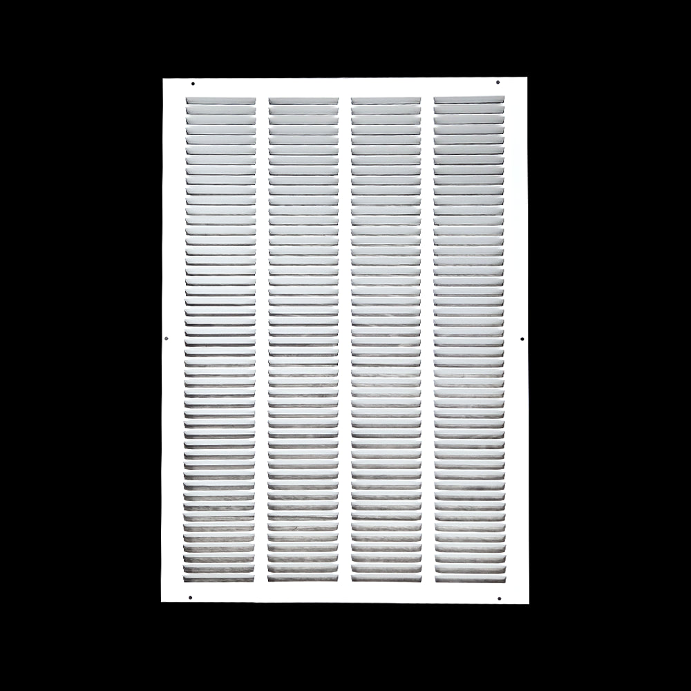 16" x 24" Air Return Grille | White Steel HVAC Vent Cover for Sidewall & Ceiling | 1RA