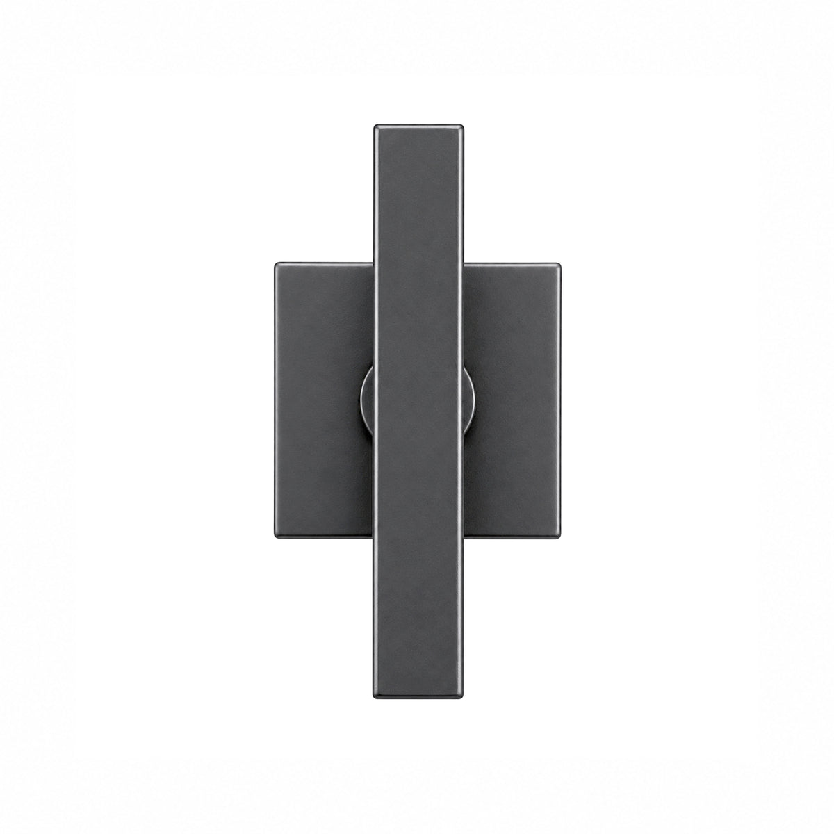 Modern T-Bar Thumb Turn Door Handle Set – 100mm Square Bar with 62mm Square Rosette | Stainless Steel 304