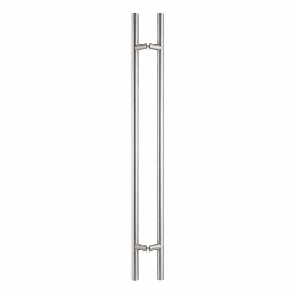 36-Inch Back-to-Back Offset Entry Door Pull Handle – Round H-Type | 304 Stainless Steel - Satin