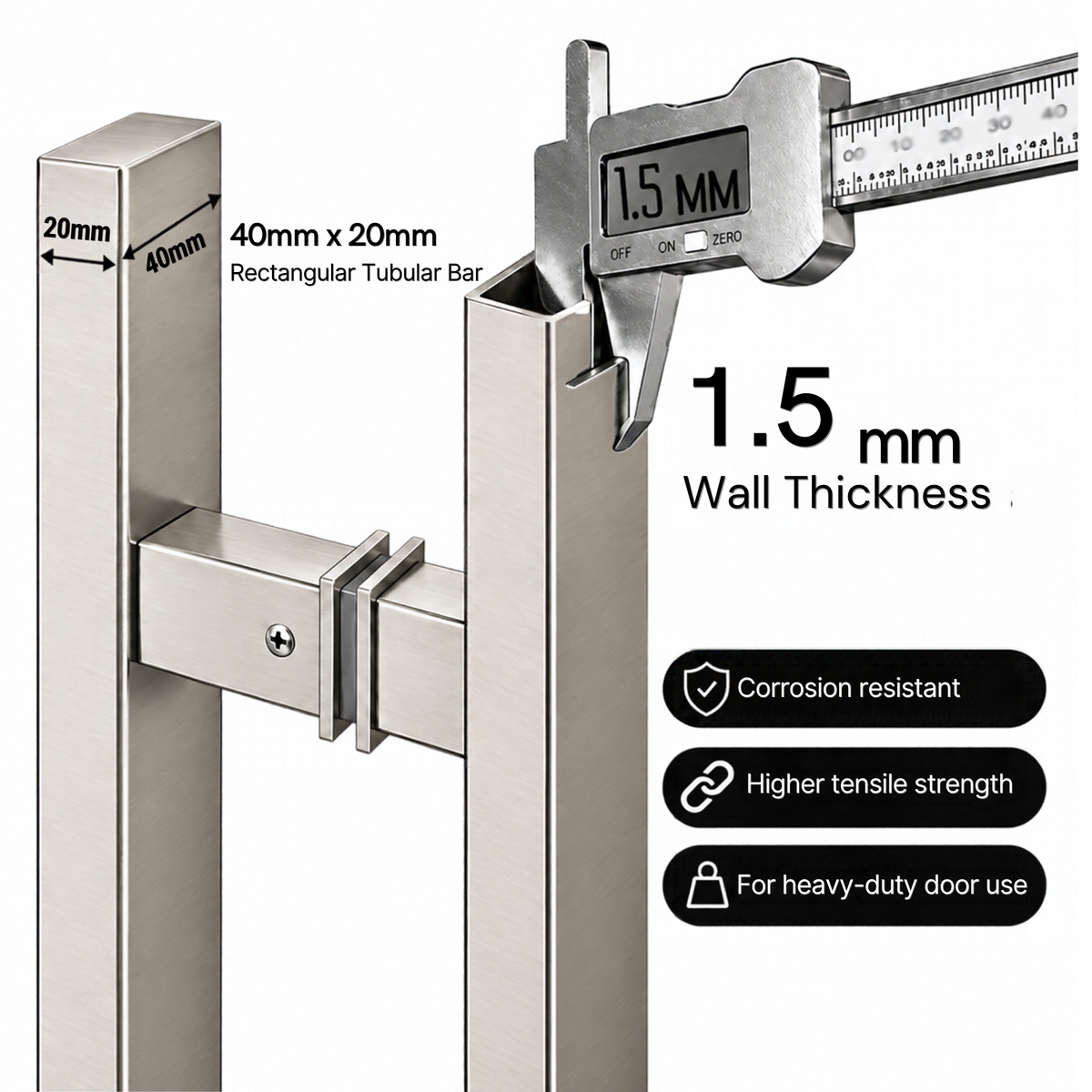 Rectangle tubular premium stainless measurement