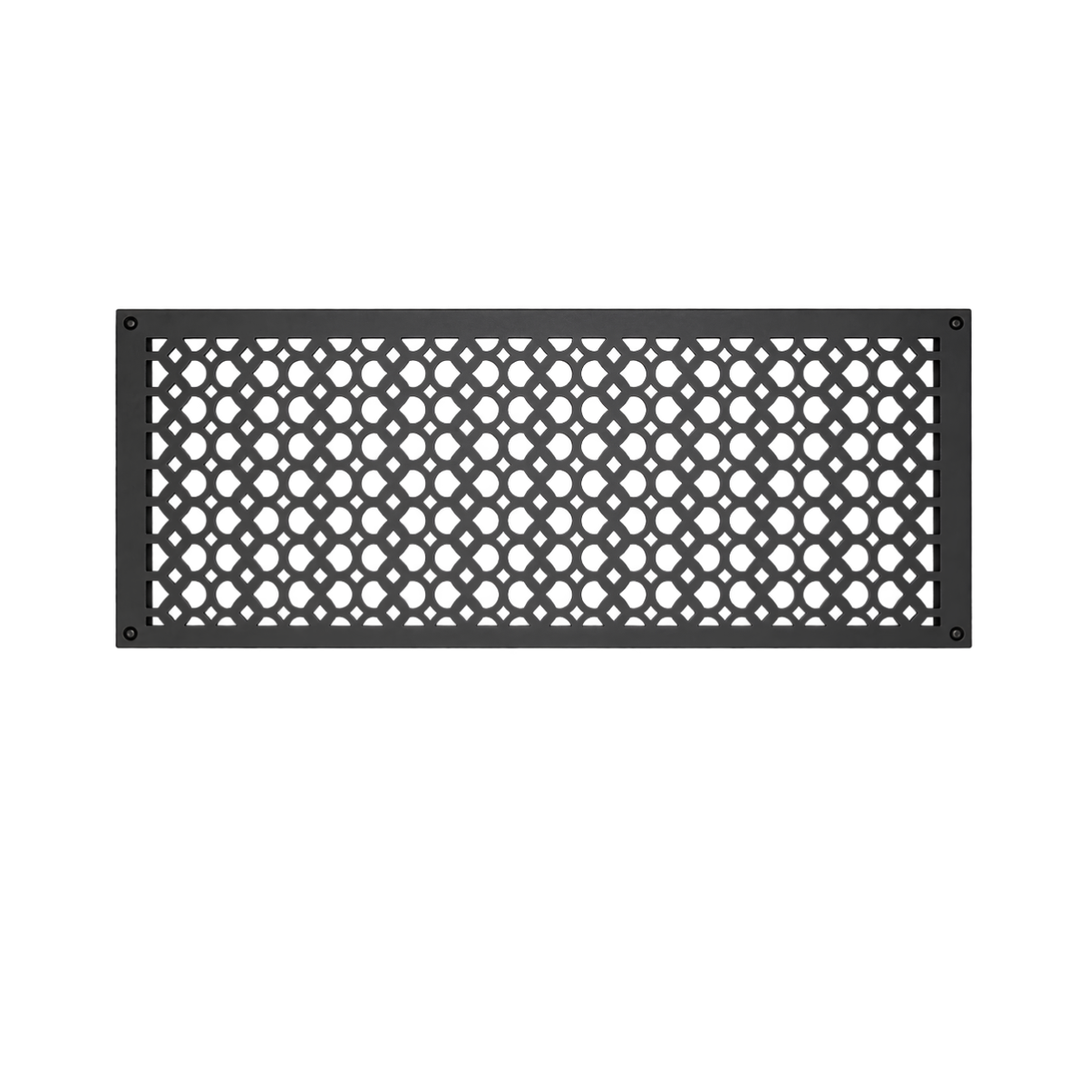 10" x 24" Air Return Grille Cast Aluminum | VR100 Tudor Mushroom Design Vent Cover | Wall, Ceiling & Floor | HVAC Register