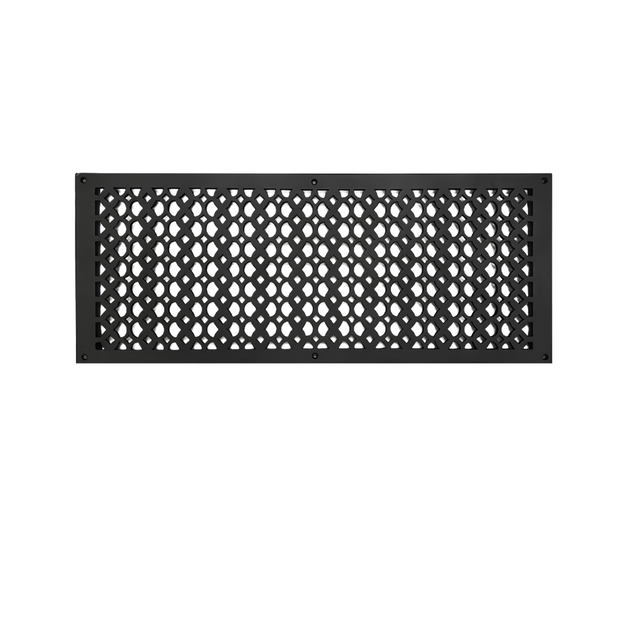 10" x 26" Air Return Grille Cast Aluminum | VR100 Tudor Mushroom Design Vent Cover | Wall, Ceiling & Floor | HVAC Register