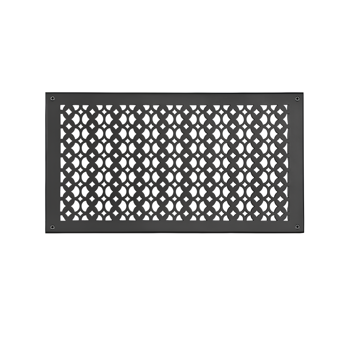 10" x 22" Air Return Grille Cast Aluminum | VR100 Tudor Mushroom Design Vent Cover | Wall, Ceiling & Floor | HVAC Register