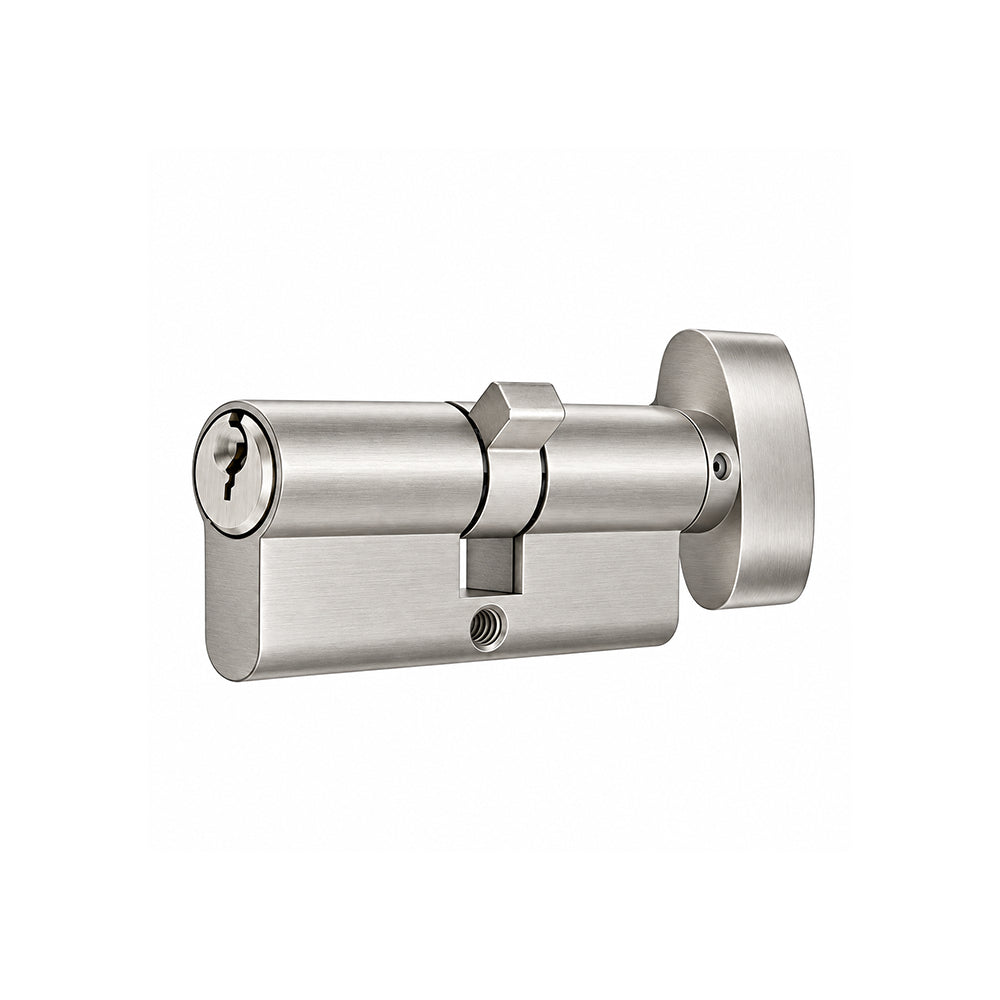 70 mm Solid Brass Euro Profile Cylinder Lock with Thumb Turn