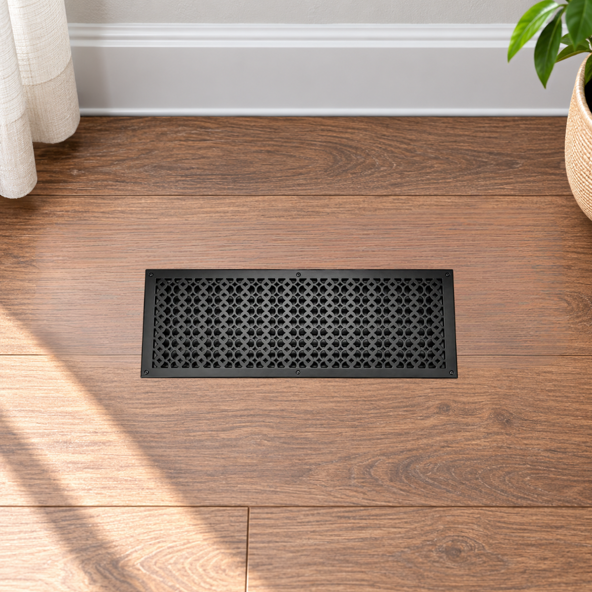 12" x 30" Air Return Grille Cast Aluminum | VR100 Tudor Mushroom Design Vent Cover | Wall, Ceiling & Floor | HVAC Register