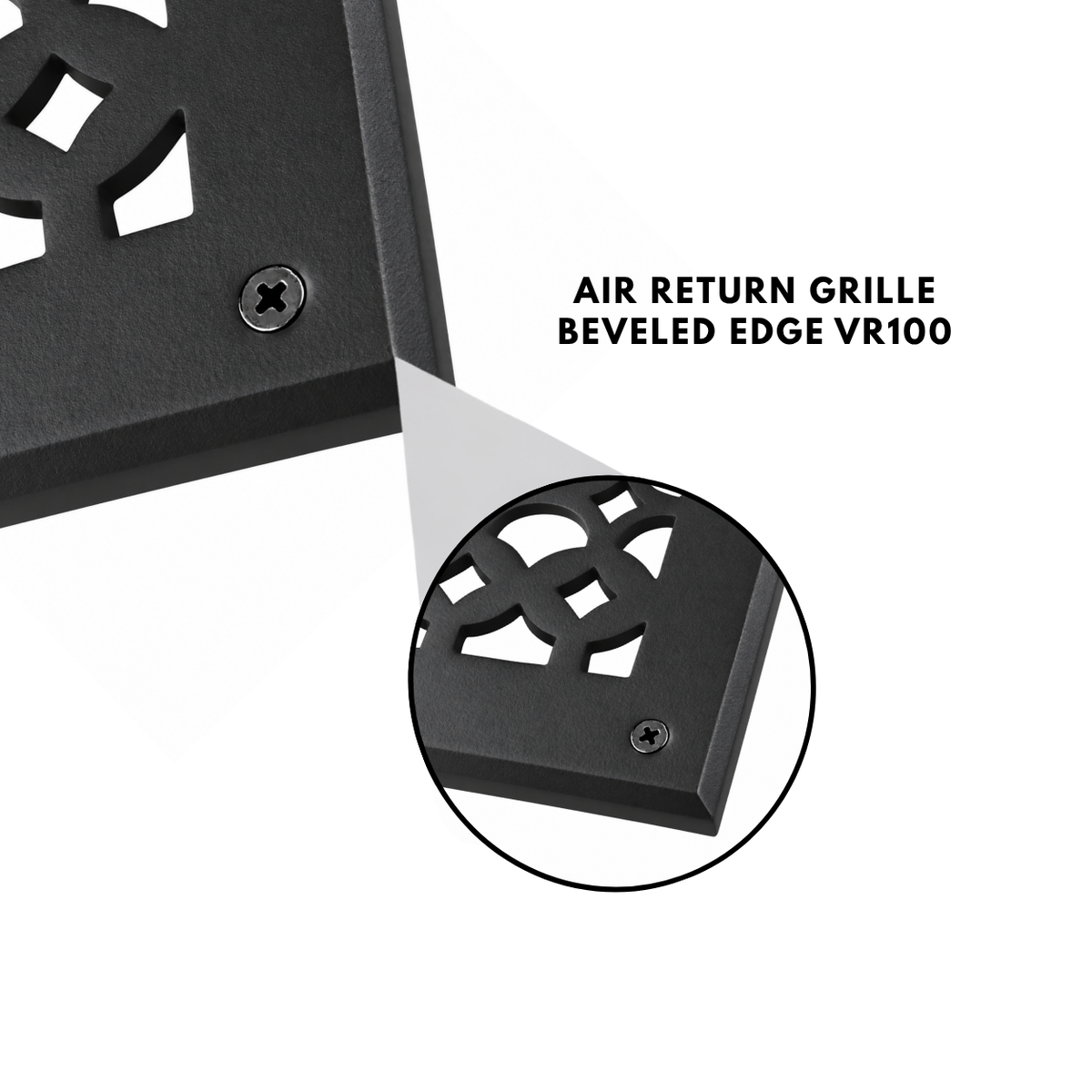 12" x 30" Air Return Grille Cast Aluminum | VR100 Tudor Mushroom Design Vent Cover | Wall, Ceiling & Floor | HVAC Register