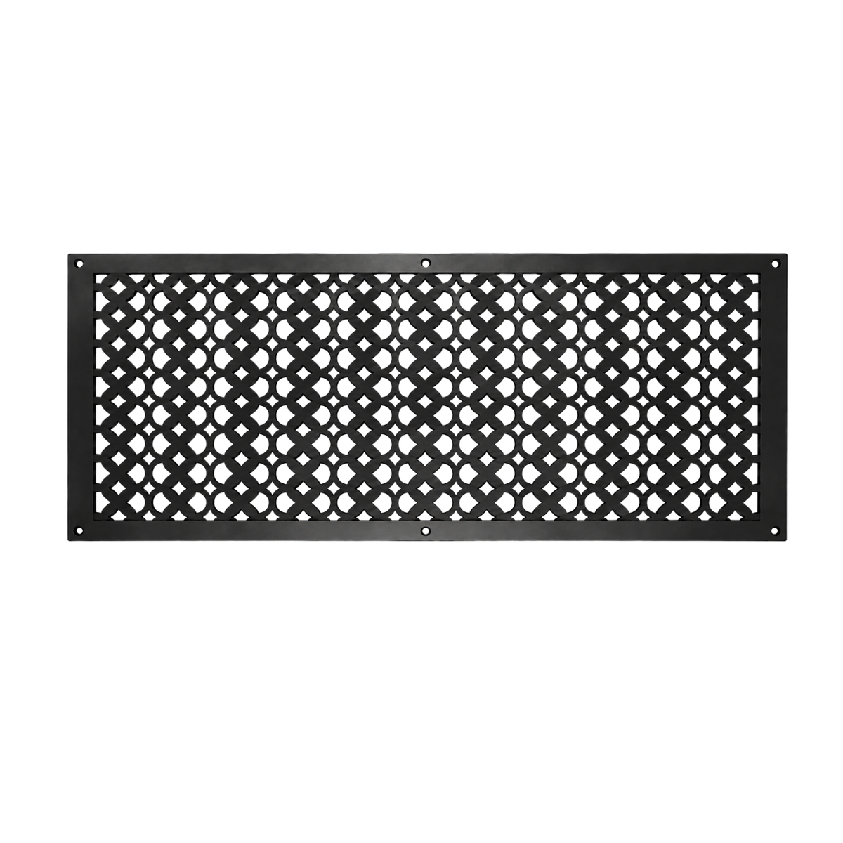 12" x 24" Air Return Grille Cast Aluminum | VR100 Tudor Mushroom Design Vent Cover | Wall, Ceiling & Floor | HVAC Register
