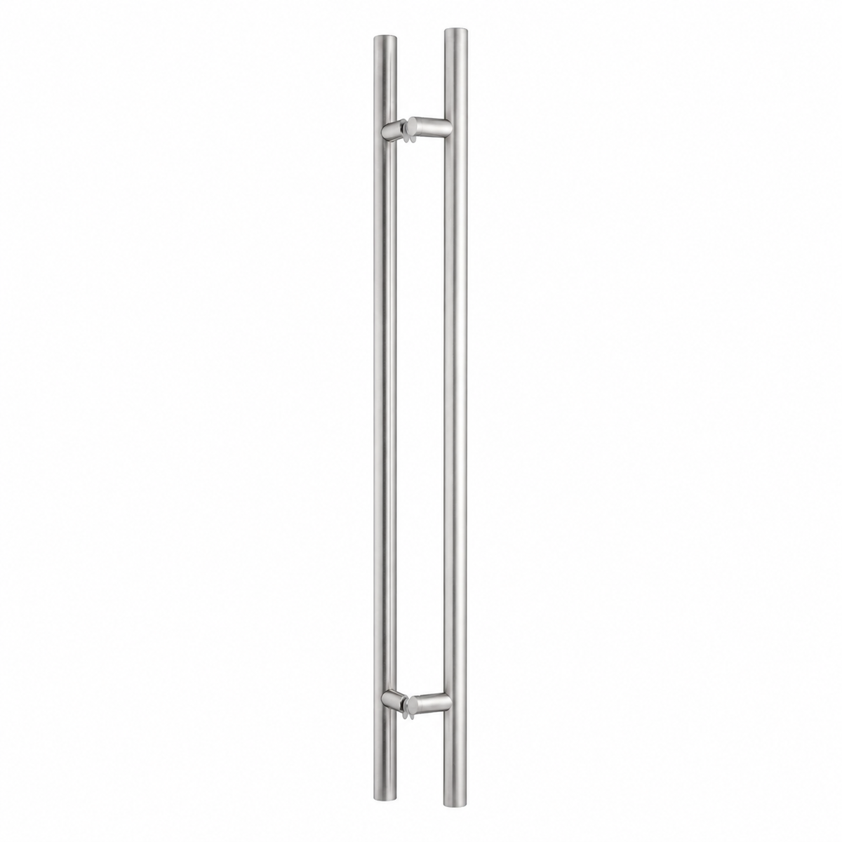 36-Inch Back-to-Back Offset Entry Door Pull Handle – Round H-Type | 304 Stainless Steel - Satin