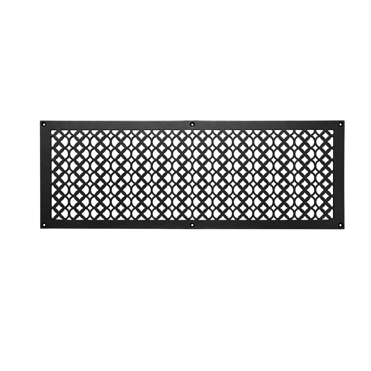 10" x 30" Air Return Grille Cast Aluminum | VR100 Tudor Mushroom Design Vent Cover | Wall, Ceiling & Floor | HVAC Register