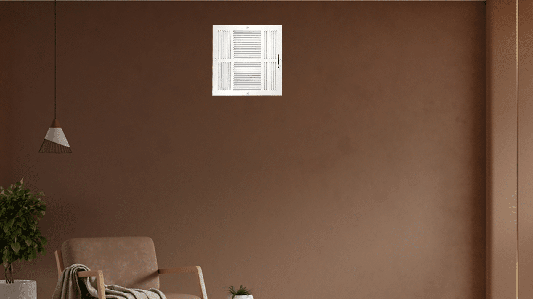 three way side wall/celling register 3sw 14"x14"