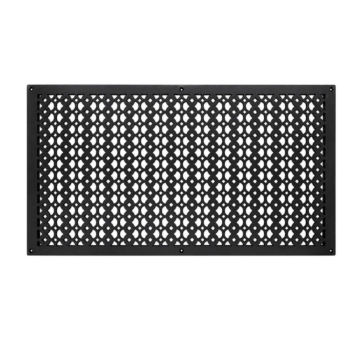 16" x 30" Air Return Grille Cast Aluminum | VR100 Tudor Mushroom Design Vent Cover | Wall, Ceiling & Floor | HVAC Register