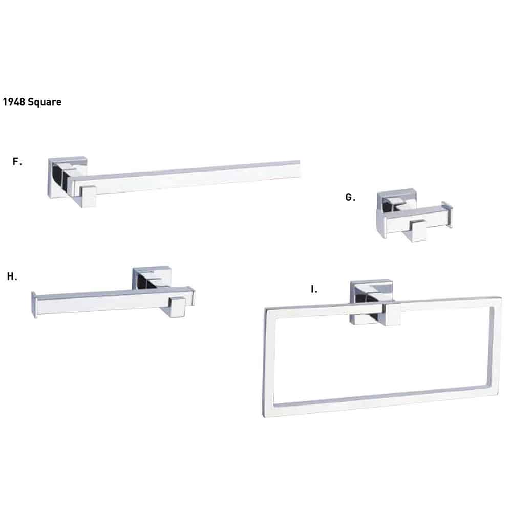 Taymor 1948 Square Towel Bar