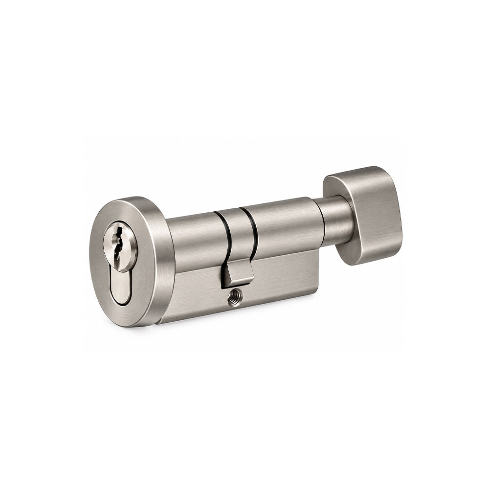 70 mm Solid Brass Euro Profile Cylinder Lock with Thumb Turn